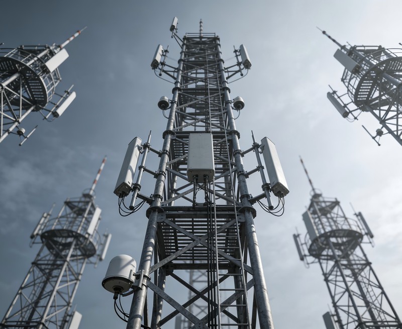 Tour de communication en acier