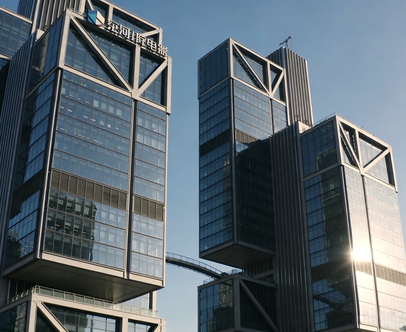 Immeuble de bureaux &agrave; structure m&eacute;tallique de grande hauteur et de tr&egrave;s grande hauteur