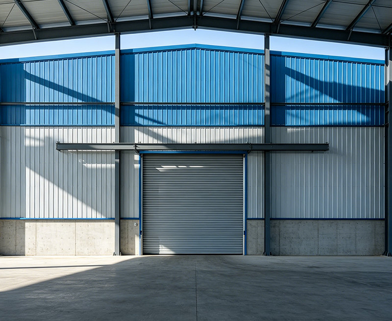 Atelier de structure m&eacute;tallique monocouche