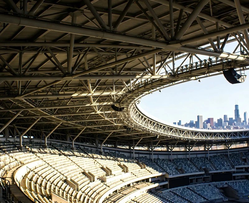 Temporary Support Systems for Large Span Steel Structure Installation